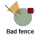 Bad fence